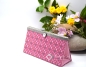 Preview: Graupappe-Tasche mit Metall-Verschluss ca. 19,0x6,5x10,0cm | Weihnachtscookies | rosa pink | Art. Nr. 97040303